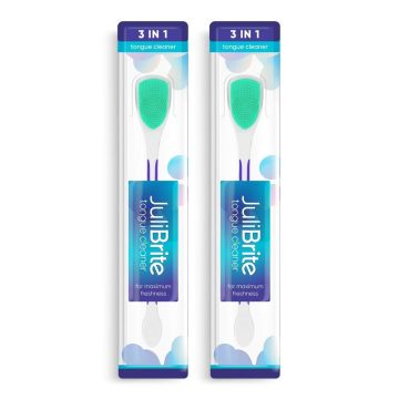 Puliscilingua JuliBrite 2-Pack (Verde)