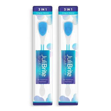 JuliBrite Puliscilingua 2-Pack (Blu)