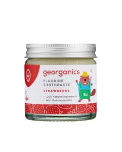 Dentifricio per bambini Georganics con fluoro (vasetto)